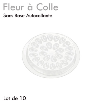 Fleur à Colle, support pour Goutte de Colle pour Extension de Cil Jetable avec ou sans Base Autocollante. Hygénique 2