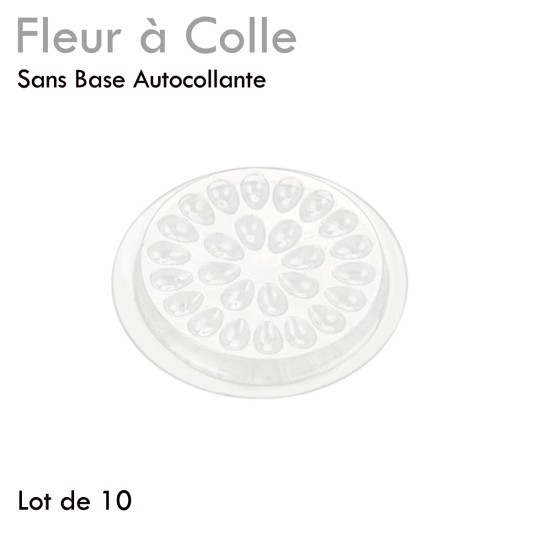 Fleur à Colle, support pour Goutte de Colle pour Extension de Cil Jetable avec ou sans Base Autocollante. Hygénique