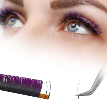 Palette Tie&Dye Extension de Cils avec dégradé de couleur pour des reflets magnifiques intensifiées par le soleil 2