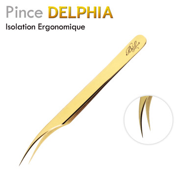 Pince Delphia à pointe incurvée