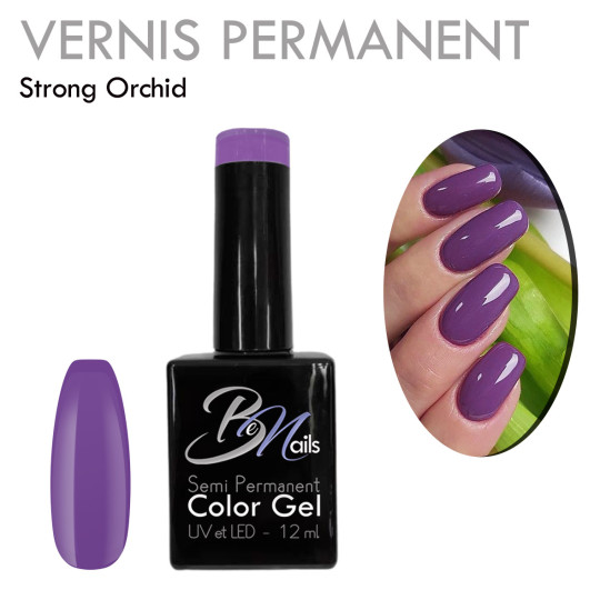 Vernis Semi Permanent Ultra Haute Tenue et Couvrance Optimale. Couleur Tendance Violet - Meilleur Qualité