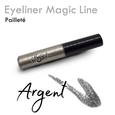 Eyeliner Magic Line Technologie Pell off, maquillage Oil Free pour Extension de cils Paillettes waterproof extra tenue 2