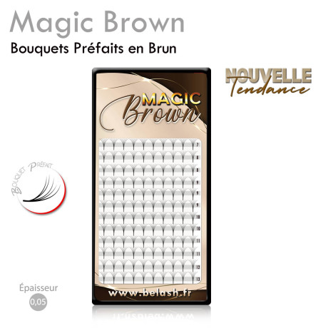 Extension de Cils Magic Bown spécial Volume Russe, Bouquets Préfaits Fan 9D !  La tendance du BRUN Extension de Cils Magic Bown spécial Volume Russe, Bouquets Préfaits Fan 9D !  La tendance du BRUN