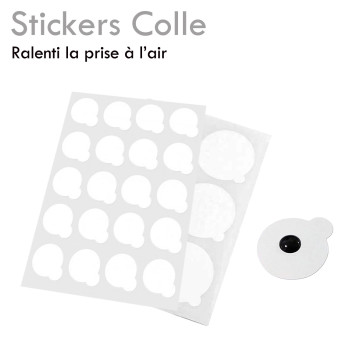 Stickers pour Colle Extension de Cils, ralenti le séchage de la colle, jetable, hygiène Pierre de Jade