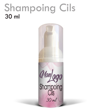 Shampoing cils "Pure Line" pH naturel moussant nettoyant longue durée personnalisable à votre marque