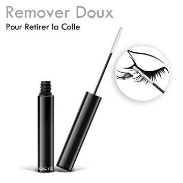 Remover doux pour retirer les faux cils clusters extensions de cils soi même sans abîmer les cils naturels.