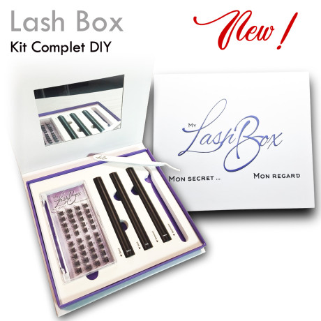 Kit Clusters DIY Extensions de Cils à la maison idée cadeau personnalisée beauté