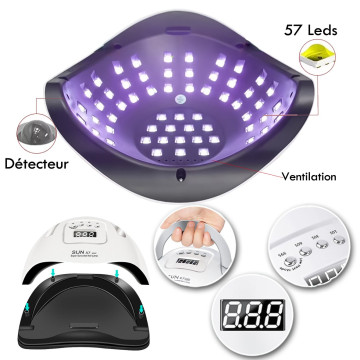 Lampe Manucure UV et LED. Minuterie automatique et détecteur de présence 180W ultra puissante 2