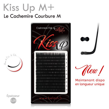 Kiss Up, la nouvelle courbure M+ pour ces Extensions FLAT, Ultra Haute Qualité Cachemire