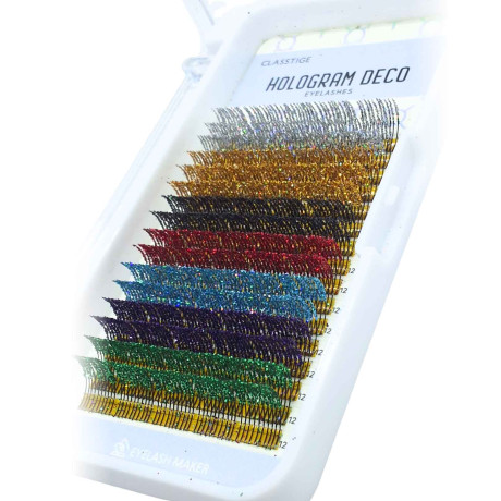 Extension de Cils Fantaisie et Pailletées  pour les Fêtes. Paillettes de toutes les couleurs !