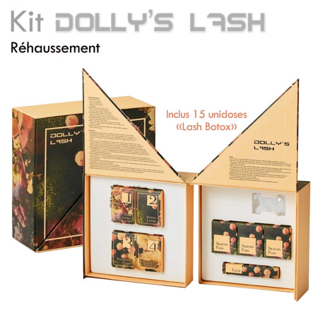 Kit Dolly's Lash Premium, avec Unidoses. Rehaussement de cils Lash Lift inclus Lash Botox Keratine