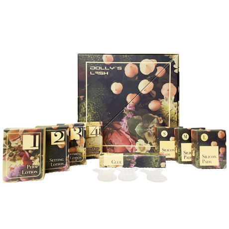 Kit Dolly's Lash Premium, avec Unidoses. Rehaussement de cils Lash Lift inclus Lash Botox Keratine