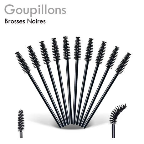 Ces brosses pour extensions de cils sont idéales pour l’entretien quotidien des cils naturels et des extensions.
