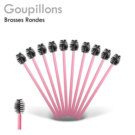 Ces brosses pour extensions de cils sont idéales pour l’entretien quotidien des cils naturels et des extensions.