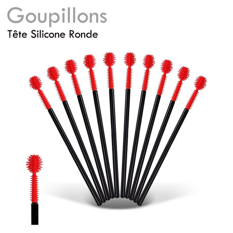Ces brosses pour extensions de cils sont idéales pour l’entretien quotidien des cils naturels et des extensions.