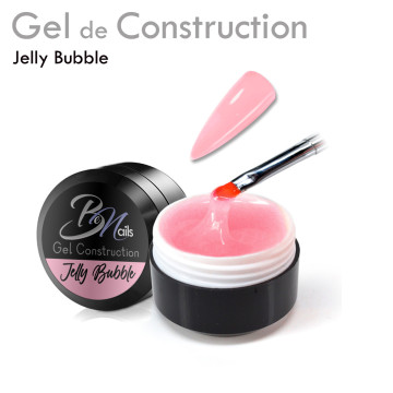 Gel de Construction - Builder Gel  rose intense translucide idéal Baby Boomer Naturel UV / Led idéal Modelage Rallonge Chablon