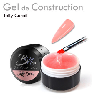Gel de Construction - Builder Gel  rose Corail idéal Baby Boomer Naturel UV / Led idéal Modelage Rallonge Chablon