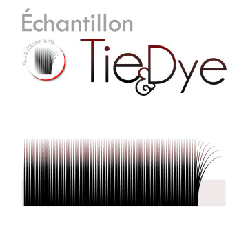 Échantillon de Cils, Découvrez les Tie&Dye Brunpour Extension Volume Russe