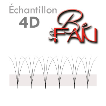 Échantillon de Cils, Découvrez les BeSoFan de superbes bouquets préfaits 4D en bande