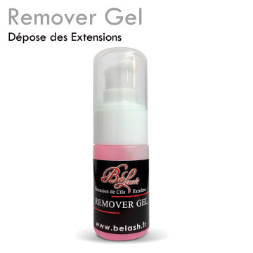 Remover Gel dépose extensions de cils flacon pompe