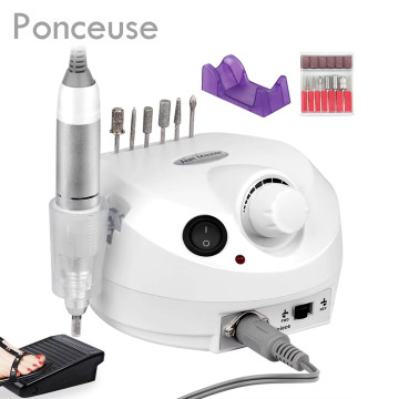 Ponceuse à ongles professionnelle 30 000 tr/min pour manucure et pédicure