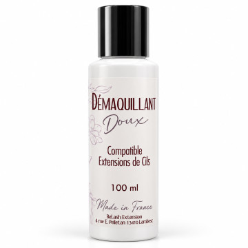 Démaquillant compatible extensions de cils ! Formule Oil Free, sans corps gras. Fabriqué en France. 2