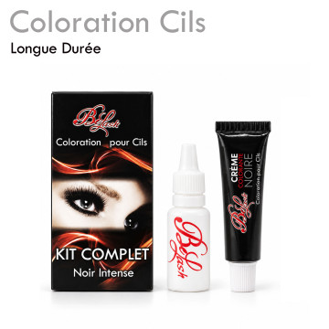 Coloration Teinture pour Cils Longue Durée Noir Intense pas cher professionnel