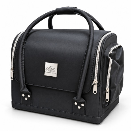 Vanity case Leyna noir – beauty case et valise maquillage professionnelle