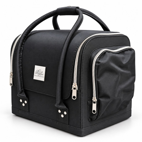 Vanity case Leyna noir – beauty case et valise maquillage professionnelle