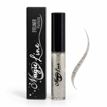 Eyeliner Magic Line – Eyeliner Pailleté longue tenue Peel-Off waterproof Compatible Extensions de Cils 2