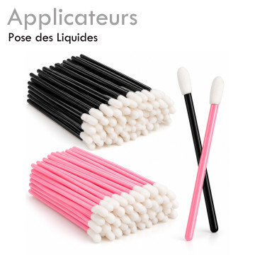 Applicateurs jetables mousse – Lip Applicator pour extensions de cils et maquillage