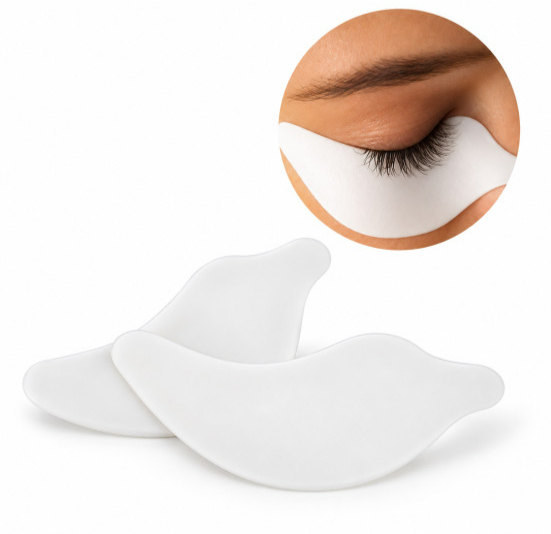 Patchs en silicone médical blanc BeLash sans adhésif pour isolation des cils inférieurs